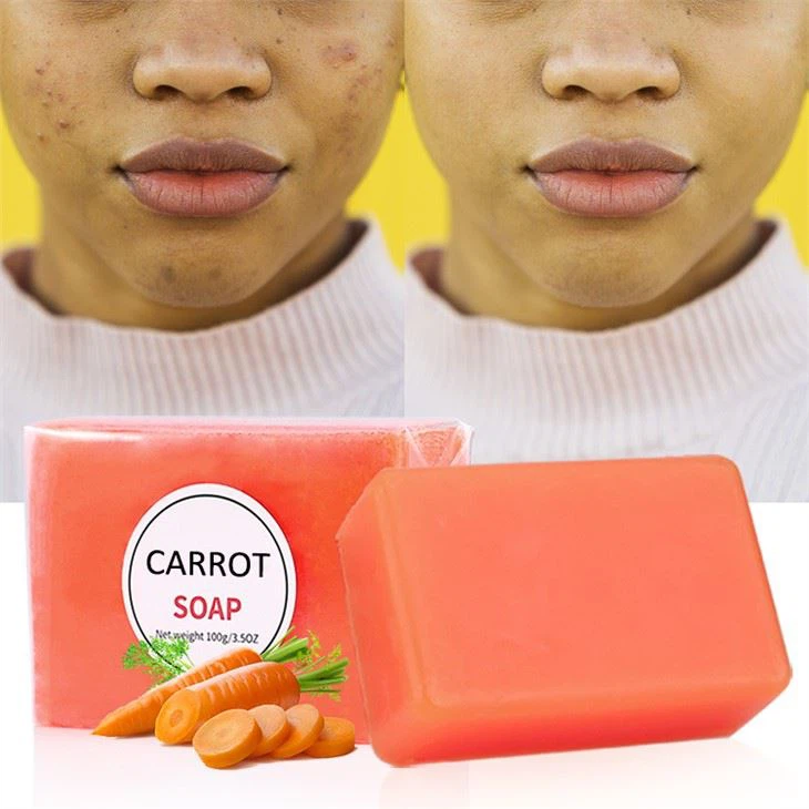 Natural Whitening Lightening Carrot Soap